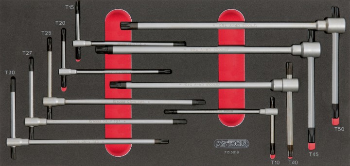Module clés mâles TORX, 9pcs