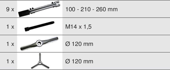 Module d'extracteurs, 12pcs
