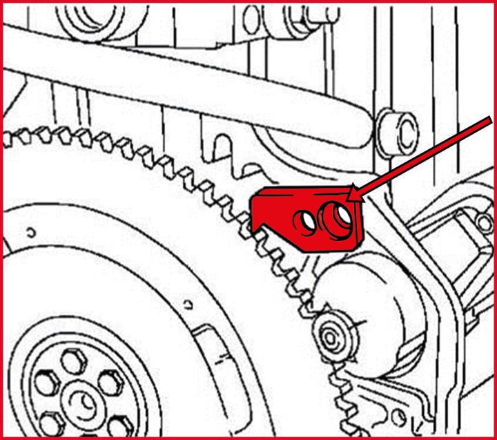Outil de blocage volant moteur