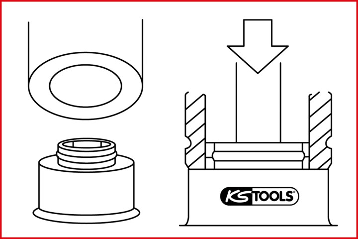 Outils- bagues d'étanchéité