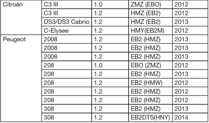 Outils de calage- PSA Essence