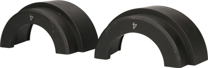 Paire de coquilles  109 mm