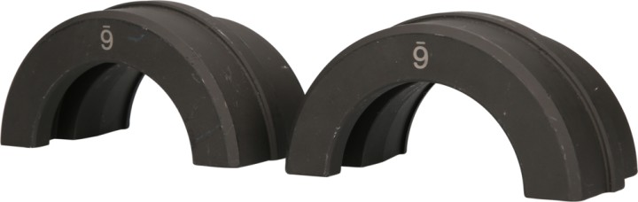 Paire de coquilles  84 mm