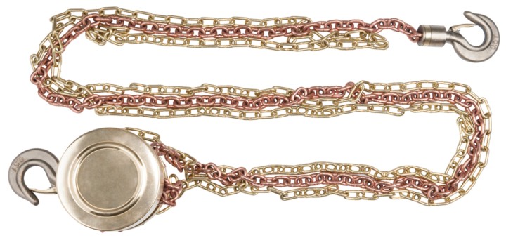 Palan BRONZE, 2 chaînes à 2,5m