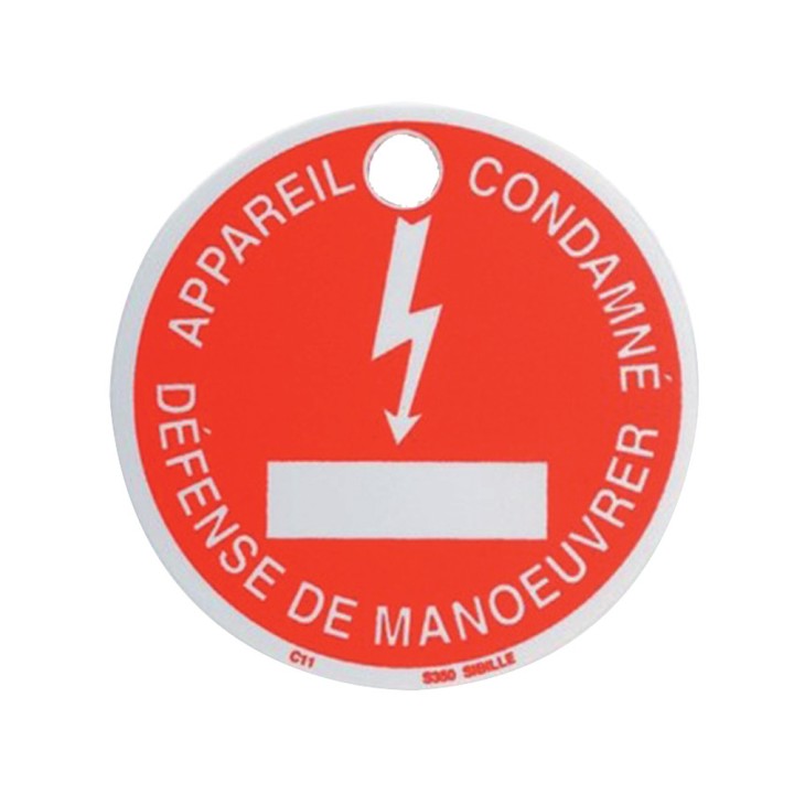 Panneau - Appareil condamné
