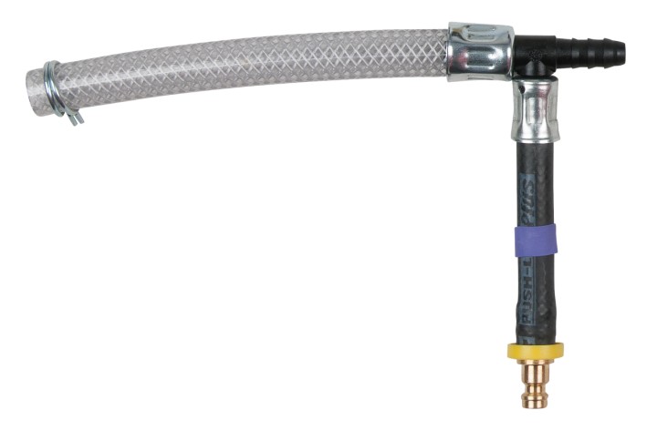 Pièce forme T,  10 mm, violet