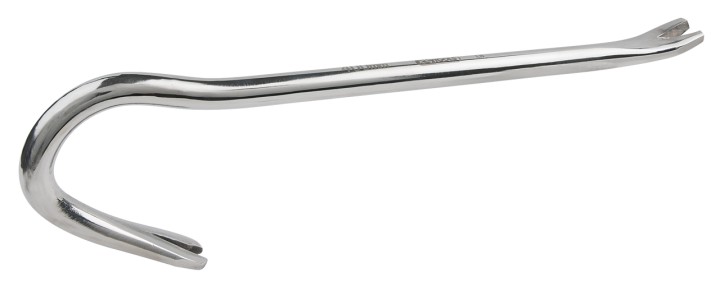 Pied de biche INOX, L.800 mm