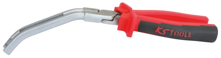 Pince à bougies coudée L.225mm