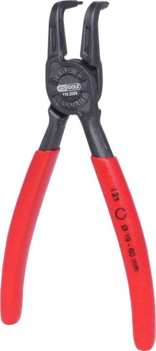 Pince circlips int. 90°, L.165