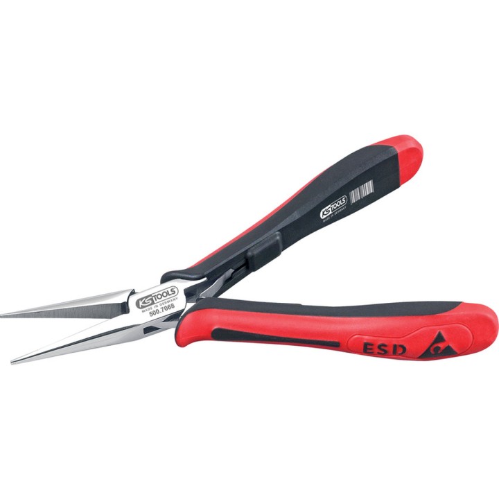 Pince ESD à bec lisse, 140 mm