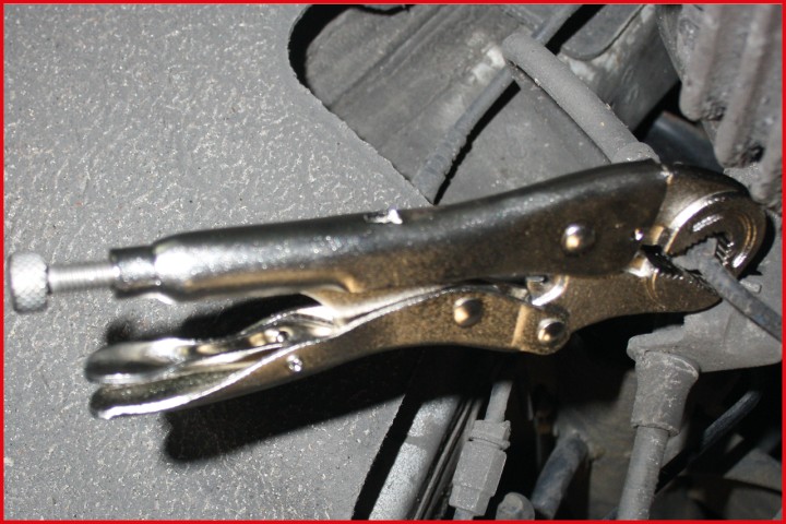 Pince étaux pour écrou L220 mm
