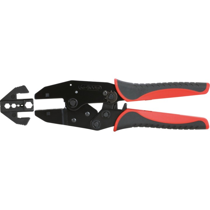 Pince sertir connect. coaxiaux