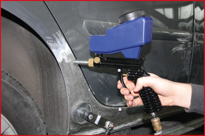 Pistolet sablage pneumatique