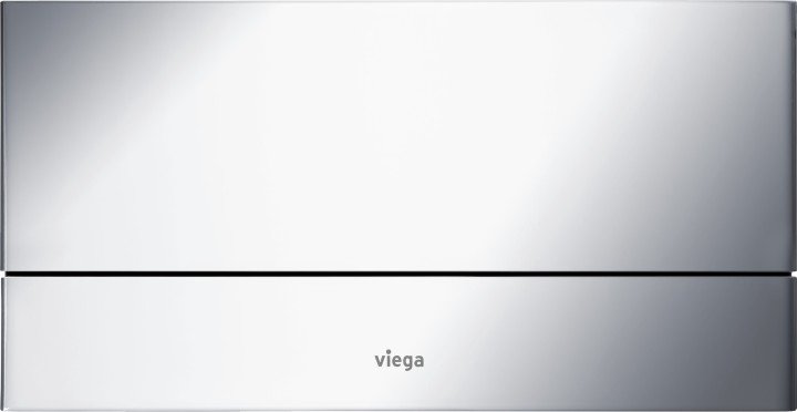 Plaque cde 8351.1 VfM101 chromé/ verre clair