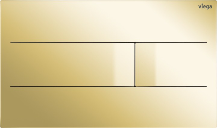 Plaque cde WCPrevista 8621.1 VfM201 inoxydable doré