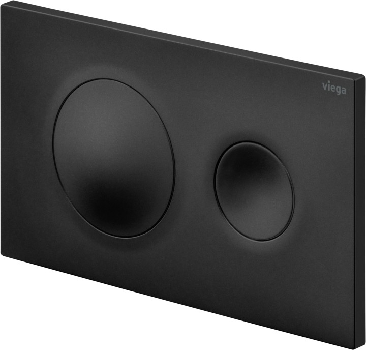 Plaque de commande de WC pour Prevista 8610.1 VfS20 noir mat