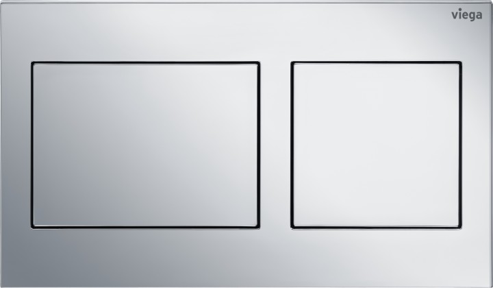 Plaque de commande de WC pour Prevista 8611.1 VfS21 blanc-alpin