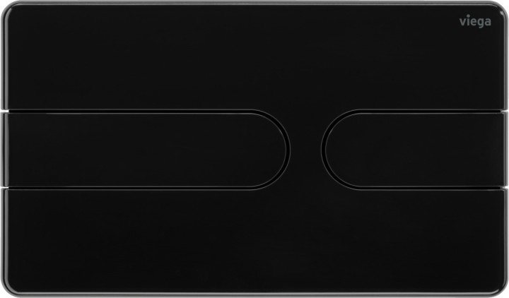 Plaque de commande de WC pour Prevista 8613.1 VfS23 noir brillant