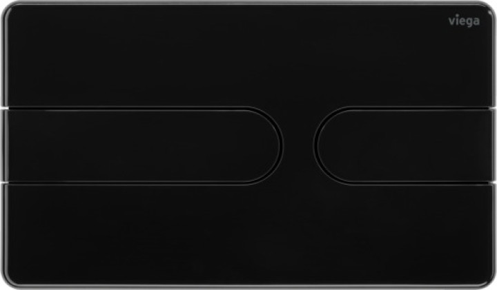 Plaque de commande de WC pour Prevista 8613.1 VfS23 noir brillant