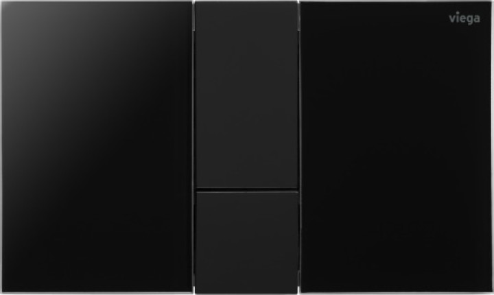 Plaque de commande de WC pour Prevista 8614.1 VfS24 nb/noir mat