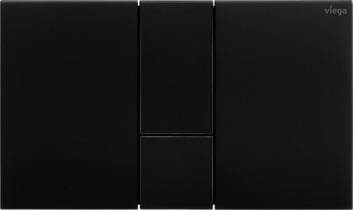 Plaque de commande de WC pour Prevista 8614.1 VfS24 noir brillant