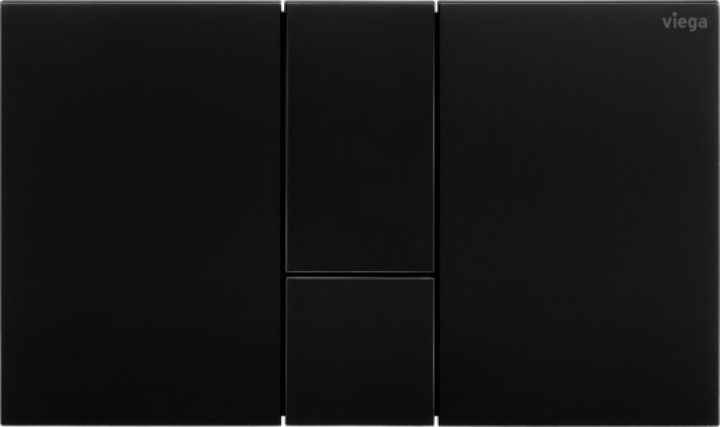 Plaque de commande de WC pour Prevista 8614.1 VfS24 noir brillant