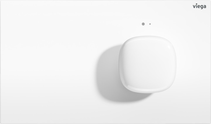 Plaque de commande de WC pour Prevista 8622.1 VfM202 blanc brillant