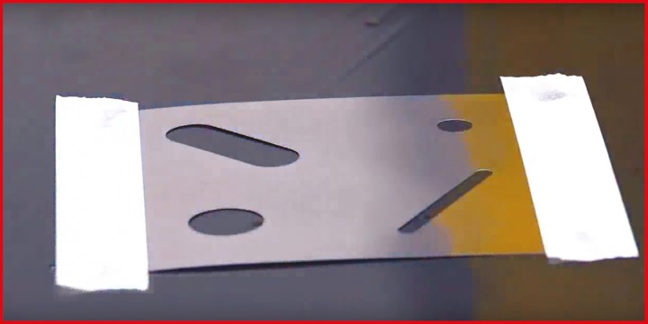 Pochoir réparation carrosserie