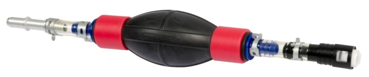 Pompe amorçage pour injection