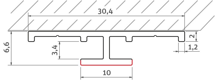 PP Profil liaison NR 2100MM