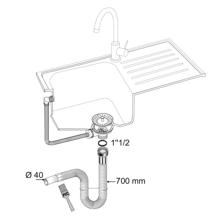RACC SPIR D40 L700 SP1201