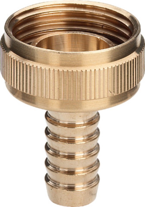 Raccord à visser pour flexible 1814   1/2 X 3/8 X 3/4 chromé