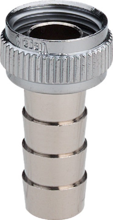 Raccord à visser pour flexible 1817   3/8 X 1/2 X 1/2 chromé
