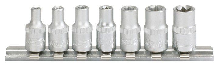 Rail de 7 douilles TORX 1/4"