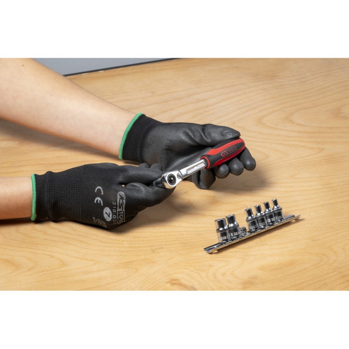 Rail de 7 douilles TORX 1/4"