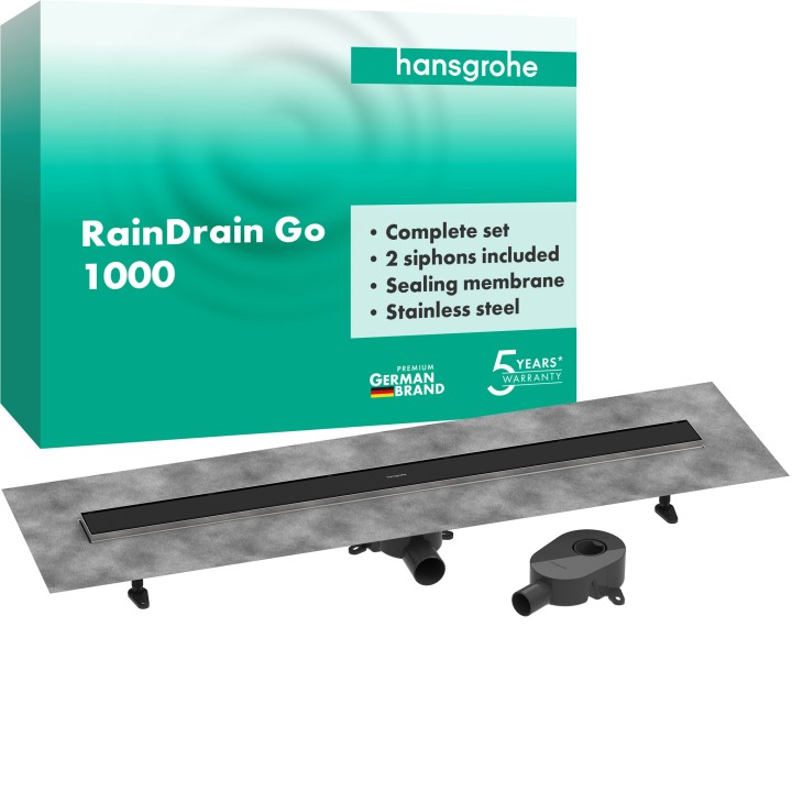 RainDrain Go Kit instal caniveau dch 1000