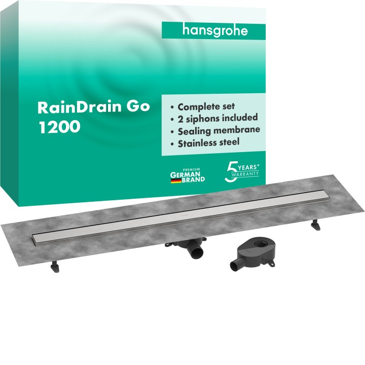 RainDrain Go Kit instal caniveau dch 1200