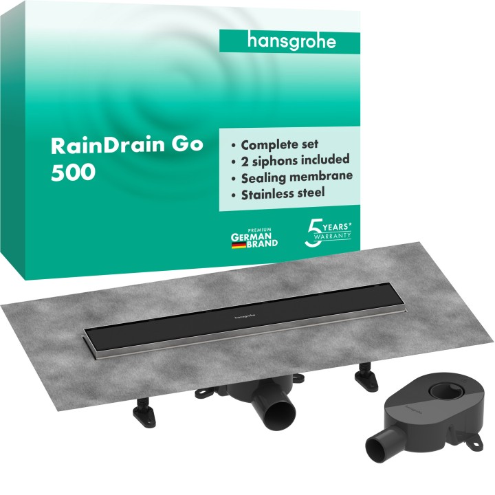 RainDrain Go Kit instal caniveau dch 500