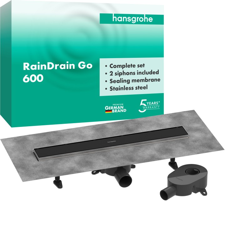 RainDrain Go Kit instal caniveau dch 600