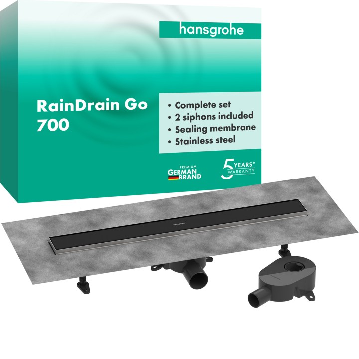RainDrain Go Kit instal caniveau dch 700
