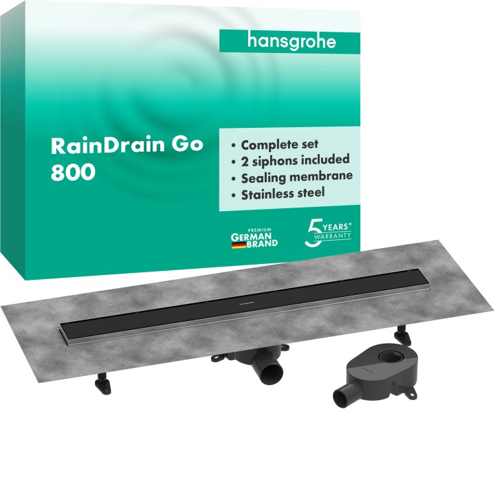 RainDrain Go Kit instal caniveau dch 800
