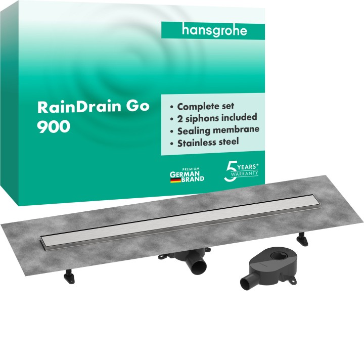 RainDrain Go Kit instal caniveau dch 900