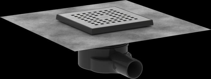 RainDrain Point Siphon de douche 150/150 carrelable