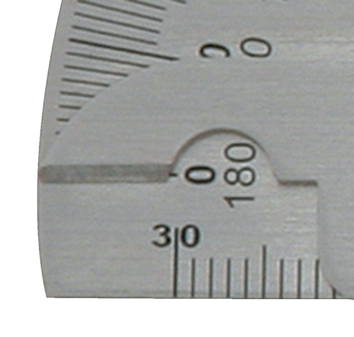 Reglet d'angle inox, L.400mm