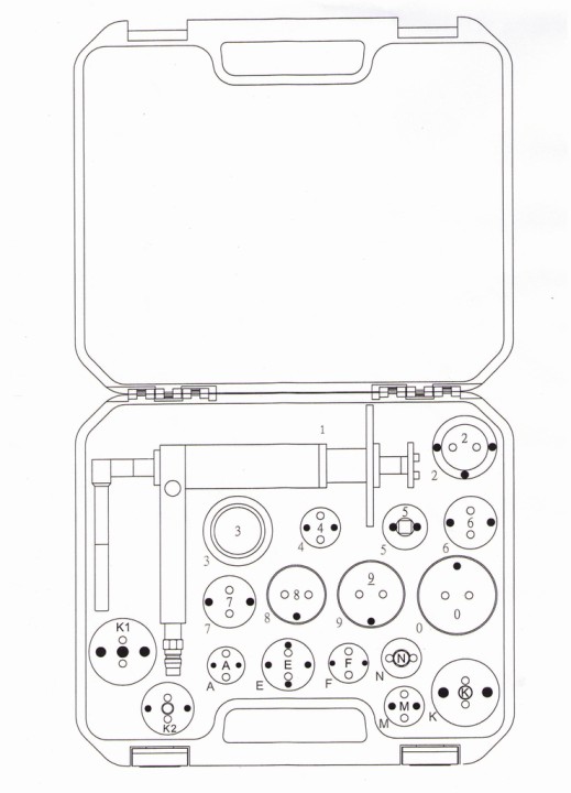 Repou-piston frein pneum. 18pc