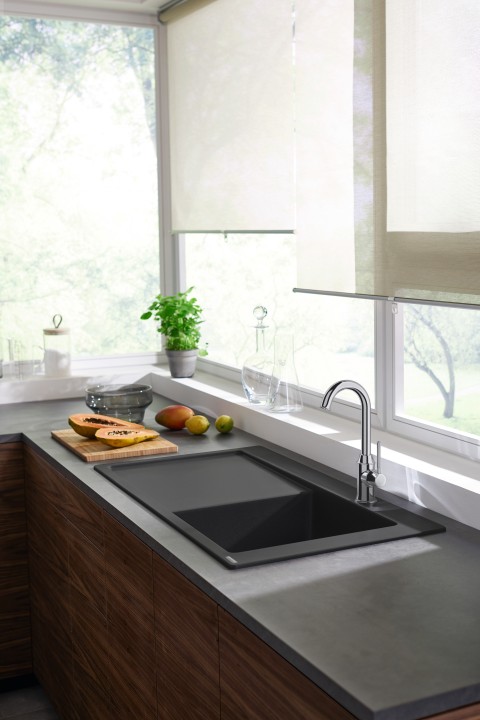 S51 Evier encastré 450 avec égout
