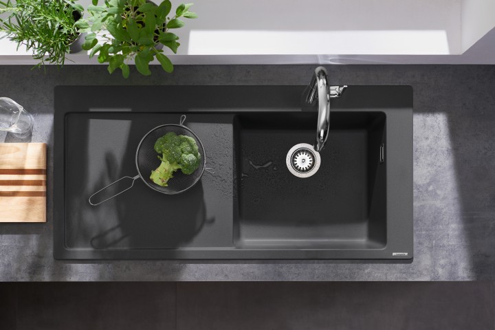 S51 Evier encastré 450 avec égout
