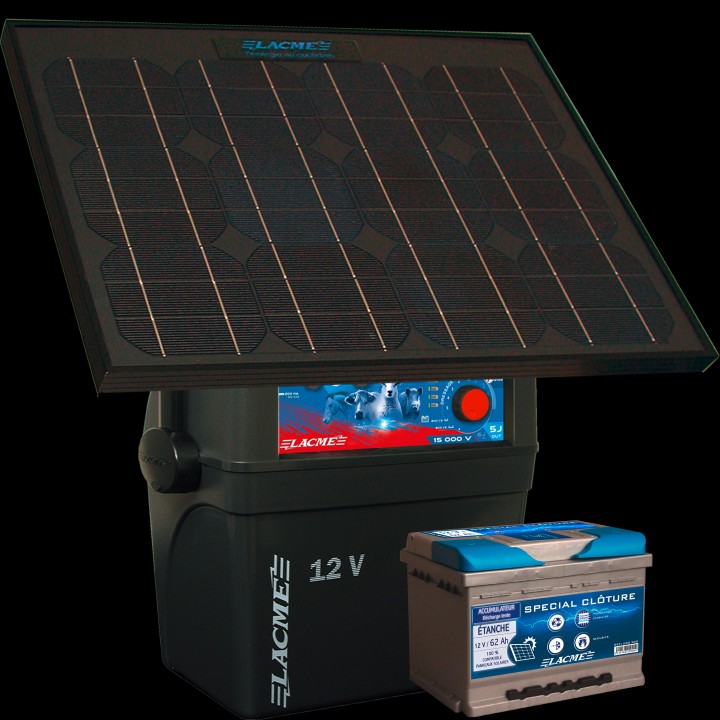 SECUR SUN+ 33W +ACCU 62AH ELEC