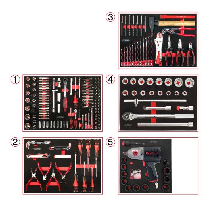 Servante 6 tir France, 298 pcs