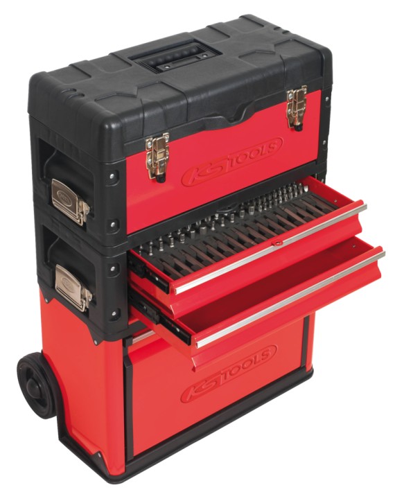 Servante mobile bi-matière
